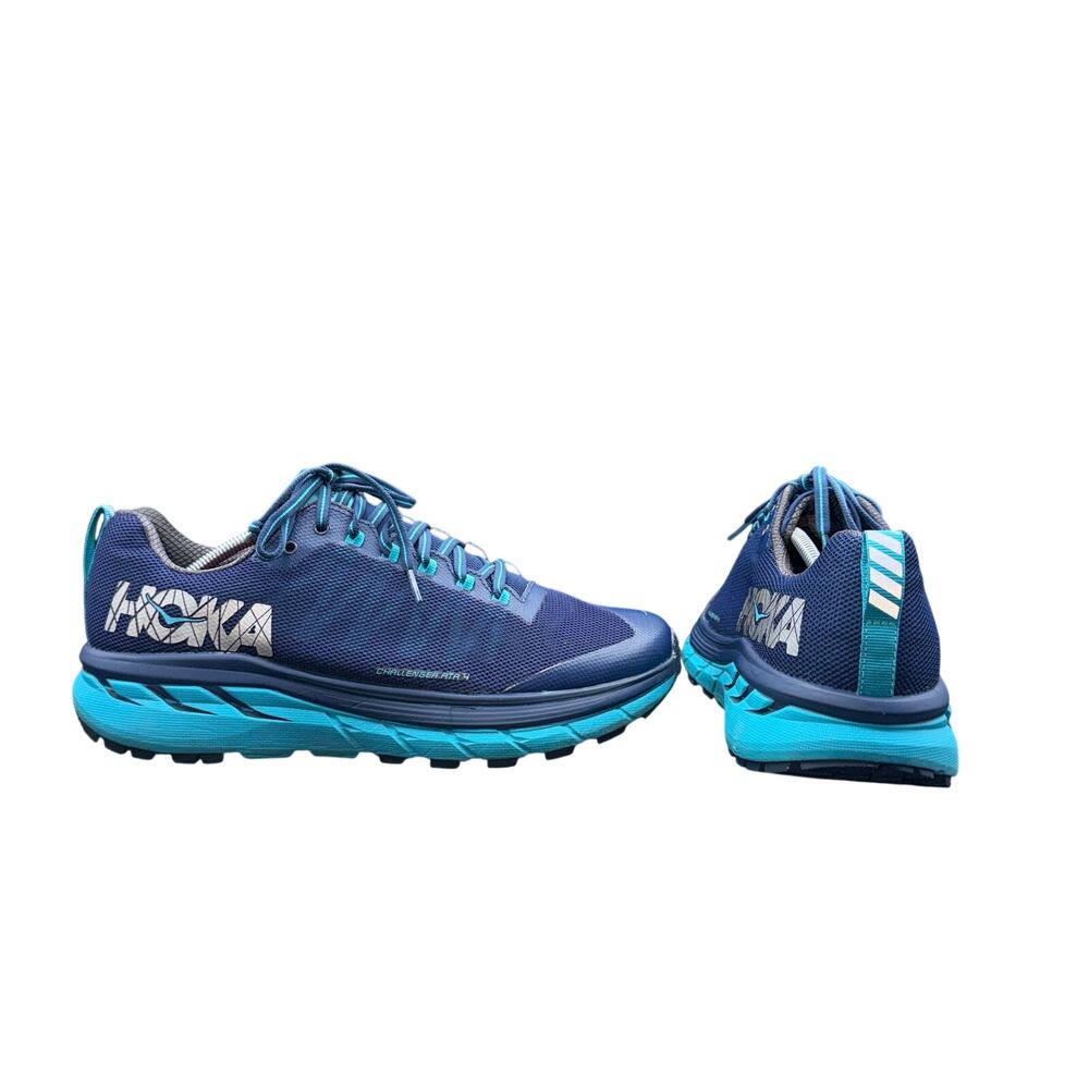 Hoka One One Challenger ATR 4 Women’s Trail Running Shoes Blue US 10